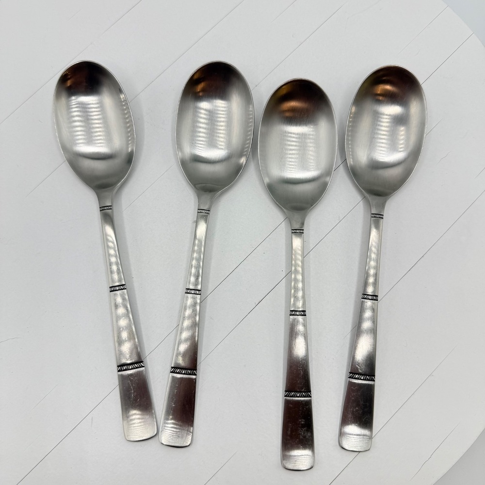 Gorham Stegor Motif (4) Soup Tablespoon Spoon Stainless Flatware Replacements